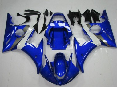 Carénage Moto Yamaha YZF R6 2003-2004 - Bleu Blanc Vendre