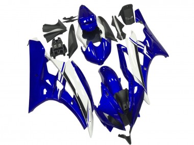Carénages Moto Yamaha YZF R6 2006-2007 - Bleu Blanc Noir Vendre