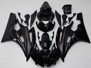 Kits Carénage Moto Yamaha YZF R6 2006-2007 - Noir Brillant Noir Mat Vendre