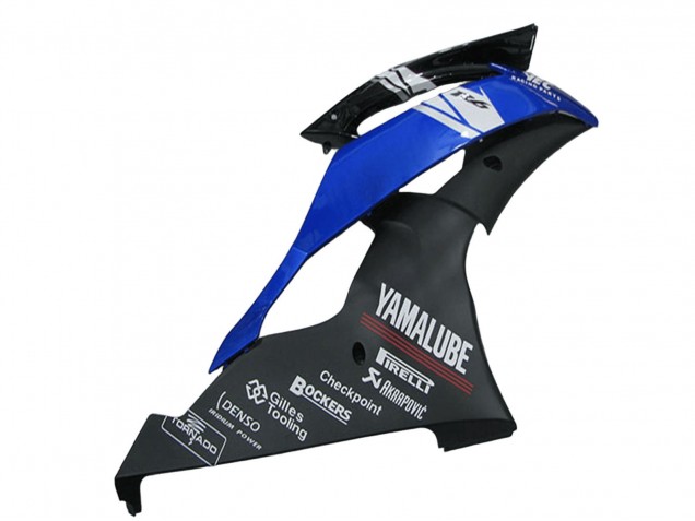 Carénages Moto Yamaha YZF R6 2008-2016 - Blanc Bleu Noir Mat Yamalube