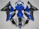 Carénages Moto Yamaha YZF R6 2008-2016 - Blanc Bleu Noir Mat Yamalube