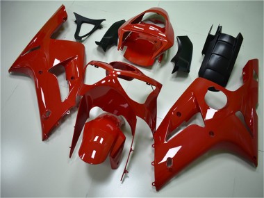 Kits Carénage Moto Kawasaki ZX6R 2003-2004 - Rouge Vendre
