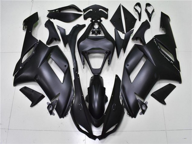 Carénages Moto Kawasaki ZX6R 2007-2008 - Noir Mat