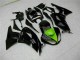 Carénages Moto Kawasaki ZX6R 2009-2012 - Noir Brillant Vert