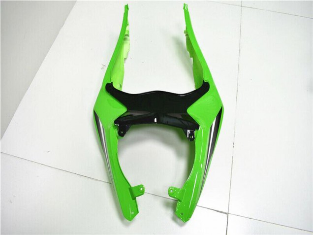 Carénages Moto Kawasaki ZX6R 2013-2018 - Vert Blanc Noir Brillant