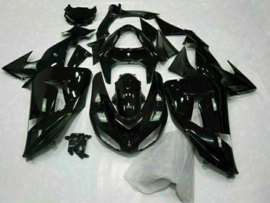 Carénage Moto Kawasaki ZX10R 2006-2007 - Noir Brillant Vendre