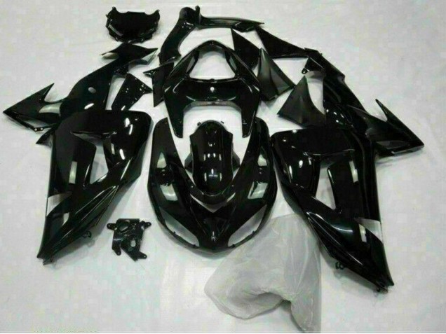 Carénage Moto Kawasaki ZX10R 2006-2007 - Noir Brillant