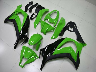 Carénage Moto Kawasaki ZX10R 2011-2015 - Vert Noir Brillant Vendre