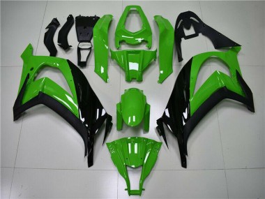 Carénage Moto Kawasaki ZX10R 2011-2015 - Vert Noir Brillant Vendre