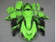 Carénage Moto Kawasaki ZX14R ZZR1400 2006-2011 - Vert Noir Brillant