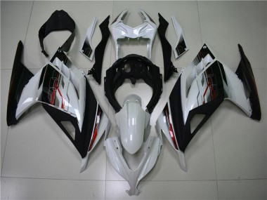 Carénage Moto Kawasaki Ninja 300 EX300R 2013-2024 - Blanc Rouge Noir Vendre
