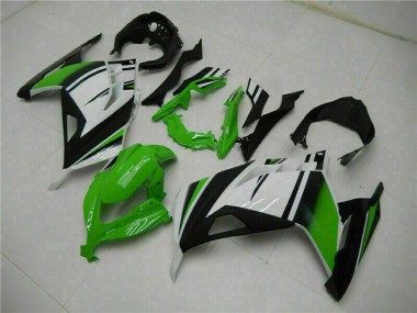 Carénages Moto Kawasaki Ninja 300 EX300R 2013-2024 - Blanc Vert Noir Vendre