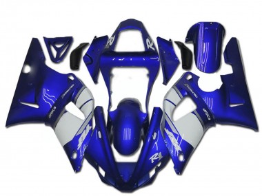 Carénage Moto Yamaha YZF R1 2000-2001 - Bleu Blanc Vendre