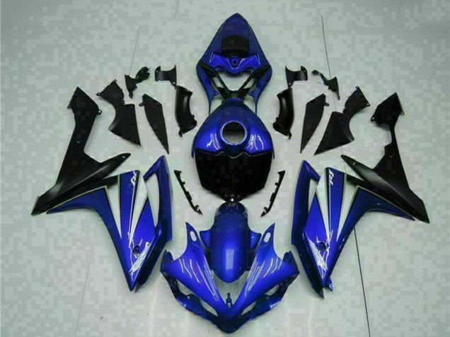 Carénage Moto Yamaha YZF R1 2007-2008 - Bleu Blanc Noir
