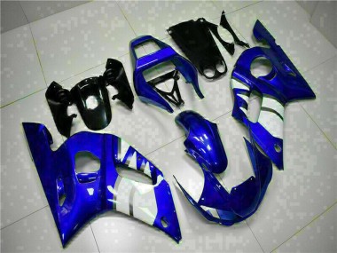 Carénages Moto Yamaha YZF R6 1998-2002 - Bleu Blanc Vendre