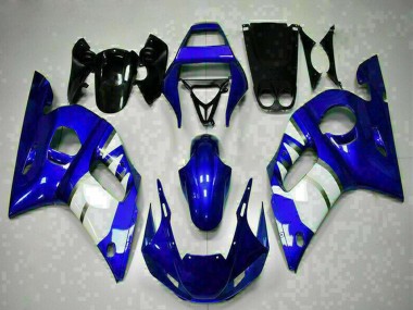 Carénages Moto Yamaha YZF R6 1998-2002 - Bleu Blanc Vendre