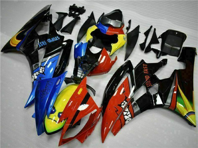 Carénages Moto Yamaha YZF R6 2006-2007 - Jaune Bleu Rouge Noir Brillant Requin