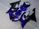 Carénages Moto Yamaha YZF R6 2008-2016 - Blanc Bleu Noir Mat