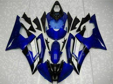 Carénages Moto Yamaha YZF R6 2008-2016 - Bleu Blanc Vendre