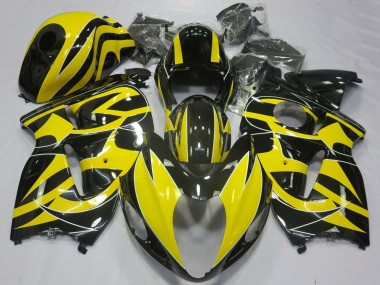 Carénages Moto Suzuki GSXR 1300 1996-2007 - Jaune Noir Vendre