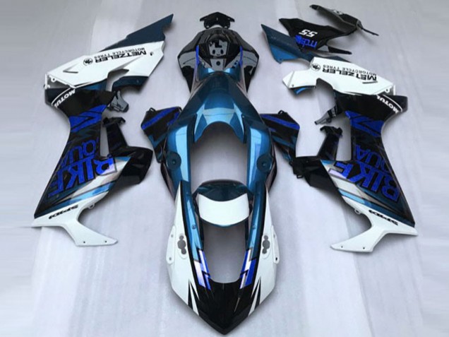 Carénage Moto Honda CBR1000RR 2017-2024 - Blanc Bleu Noir Brillant