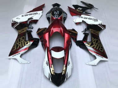 Carénages Moto Honda CBR1000RR 2017-2024 - Blanc Rouge Foncé Noir Brillant Vendre
