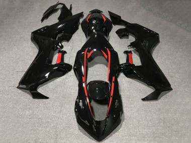 Carénages Moto Honda CBR1000RR 2017-2024 - Noir Brillant Rouge Doubler Vendre