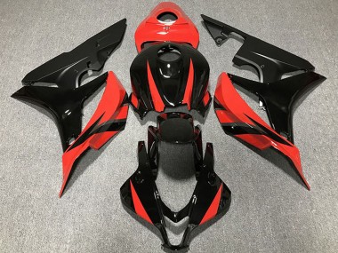 Carénages Moto Honda CBR600RR 2007-2008 - Rouge Noir Brillant Vendre