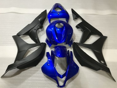 Kits Carénage Moto Honda CBR600RR 2007-2008 - Bleu Noir Mat Vendre