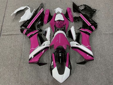 Carénages Moto Honda CBR1000RR 2017-2024 - Blanc Rose Noir Brillant Vendre