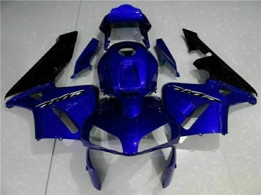 Kits Carénage Moto Honda CBR600RR 2003-2004 - Bleu Noir Brillant Vendre