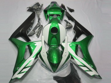 Carénages Moto Honda CBR1000RR 2006-2007 - Vert Blanc Noir Mat Vendre