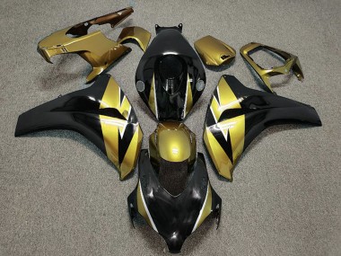 Carénage Moto Honda CBR1000RR 2008-2011 - Or Noir Brillant Vendre