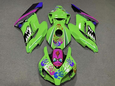 Carénages Moto Honda CBR1000RR 2004-2005 - Vert Violet Bleu Noir Requin Vendre