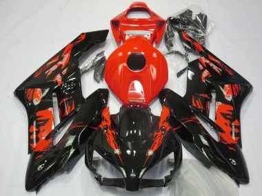 Carénages Moto Honda CBR1000RR 2004-2005 - Rouge Noir Brillant Le Mis Vendre