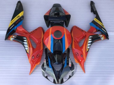 Carénages Moto Honda CBR1000RR 2006-2007 - Rouge Bleu Jaune Noir Brillant Requin Vendre