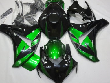 Carénages Moto Honda CBR1000RR 2008-2011 - Vert Noir Brillant Vendre