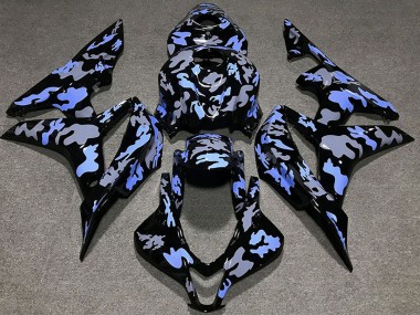 Carénage Moto Honda CBR600RR 2007-2008 - Bleu Gris Camouflage Vendre