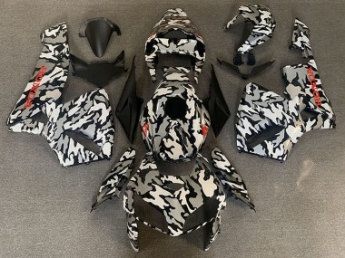Carénages Moto Honda CBR600RR 2005-2006 - Camouflage Rouge Décalque Vendre