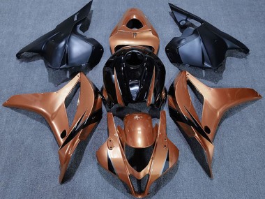 Carénages Moto Honda CBR600RR 2009-2012 - Bonbon Orange Noir Brillant Vendre