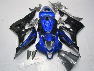 Kits Carénage Moto Honda CBR600RR 2007-2008 - Bleu Noir Brillant Vendre