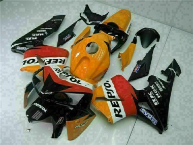 Carénages Moto Honda CBR600RR 2005-2006 - Orange Blanc Rouge Noir Repsol Vendre