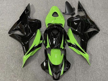 Carénages Moto Honda CBR600RR 2009-2012 - Vert Noir Brillant OEM Style Vendre