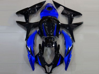 Carénages Moto Honda CBR600RR 2007-2008 - Bleu Noir Brillant Vendre
