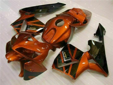 Kits Carénage Moto Honda CBR600RR 2005-2006 - Orange Noir Vendre
