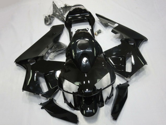 Carénage Moto Honda CBR600RR 2003-2004 - Noir Brillant Noir Mat