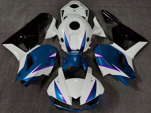 Carénage Moto Honda CBR600RR 2013-2026 - Blanc Bleu Noir Brillant
