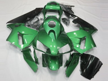 Carénage Moto Honda CBR600RR 2003-2004 - Vert Noir Brillant Vendre