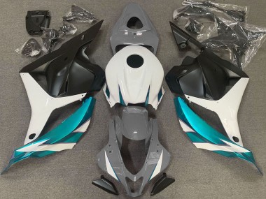 Carénages Moto Honda CBR600RR 2009-2012 - Blanc Gris Bleu Noir Mat Vendre
