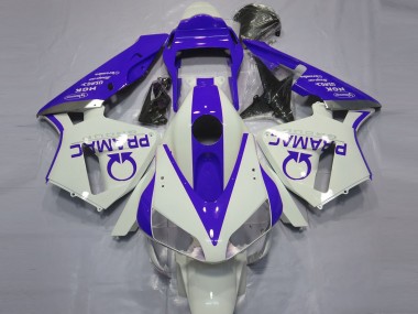 Carénages Moto Honda CBR600RR 2003-2004 - Blanc Bleu Pramac Vendre